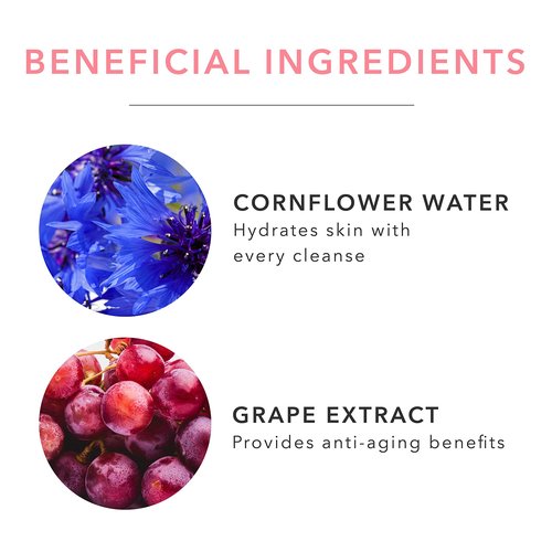 100% PURE Rose Micellar Cleansing Water, Hydrating Makeup Remover, Daily Skin Care for All Skin Types, Soothing Micellar Water, Natural Skin Care - 7.1 Fl Oz