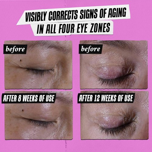 Kiehl's Super Multi-Corrective Eye Cream - Anti-Aging Formula with Bilberry Seed Extract & Collagen Peptide for Firmer, Smoother Skin