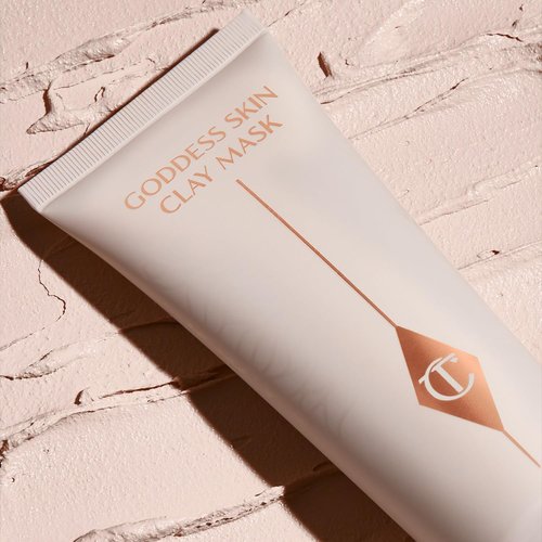 Charlotte Tilbury Goddess Skin Clay Mask - Hydrating Pore Tightening Face Mask with Vitamin C & Almond Oil | Luminous Glow