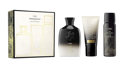 Oribe Obsessed Set - 3 Count Hair Care Collection | Luxurious Black Packaging
