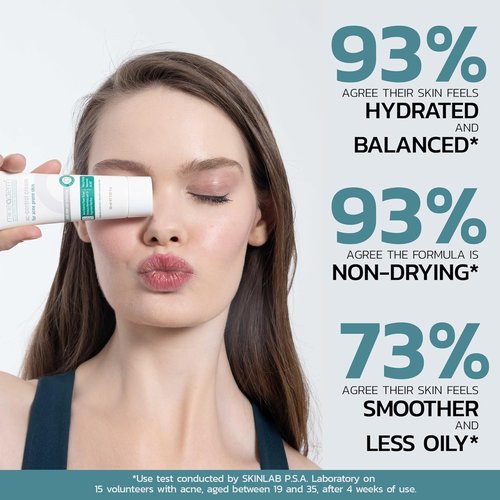 Mineaderm AC Control Moisturizer - Lightweight Acne Face Moisturizer with Tea Tree Oil & Niacinamide | 1.69 fl oz