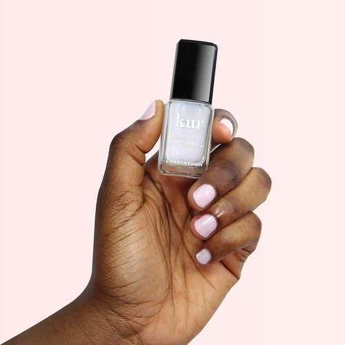 LONDONTOWN Illuminating Nail Concealer Bundle - Sheer Pink & Milky White Polish | Long-Lasting Brightening Care for Discolored Nails, 0.40 fl oz