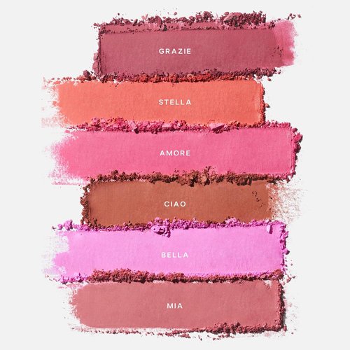 Saie SuperSuede Baked Blush - Talc-Free Hydrating Powder Blush with Hyaluronic Acid - Amore (0.1 Ounce)