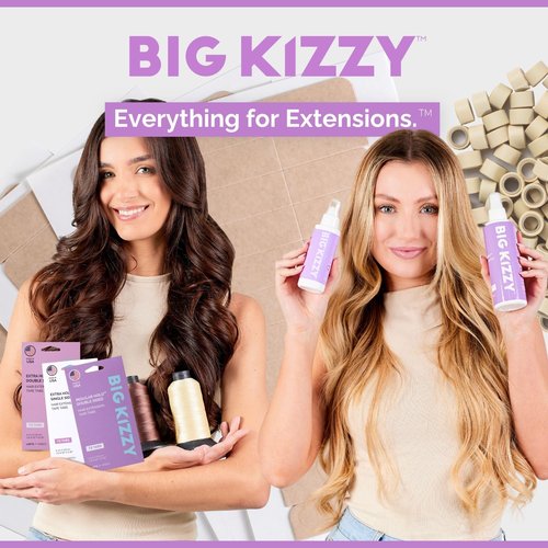 Big Kizzy Tape In Extension Remover, 32oz Refill Bottle + Free 8oz Release & Reuse Spray, Compatible with All Major Brands
