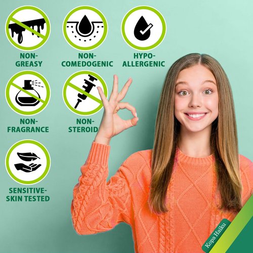 Seborrheic Dermatitis & Psoriasis Face Cream: Fungal-Prone Skin Treatment – Suitable for Face, Scalp & Chest – Natural Moisturizer with 12 Plant-Based Ingredients – Steroid-Free