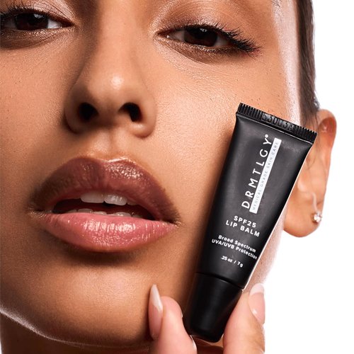 DRMTLGY SPF 25 Lip Balm - Hydrating Avocado & Shea Butter Protection | Non-Sticky Smooth Finish - .25 oz