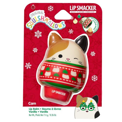 Lip Smacker Squishmallow Lip Balm - Cam Flavor for Moisturizing Soft Lips | Fun and Cute Design