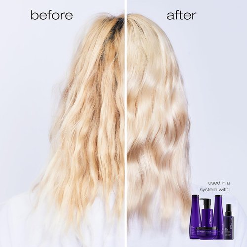 Shu Uemura Art of Hair Yubi Blonde Anti-Brass Purple Shampoo - Color-Corrects Brassiness, Cleanses & Smooths