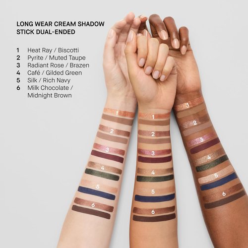 Bobbi Brown Dual-Ended Cream Eyeshadow Stick - 24-Hour Long-Wear Formula | Effortless Application, 0.06 Ounce