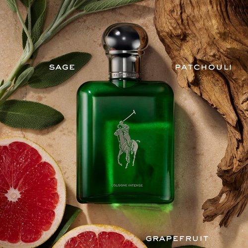 Ralph Lauren Fragrances Polo Cologne Intense - Citrus & Woody Eau de Parfum for Men - 4.2 Fl Oz