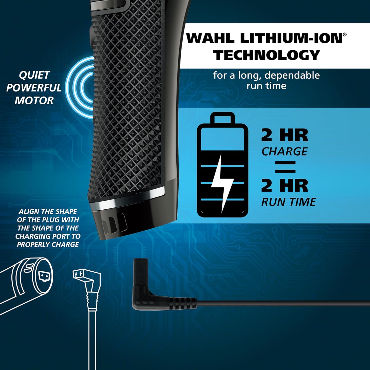 Wahl USA Pro Series Skeleton Style Trimmer - Cordless Lithium-Ion Beard & Hair Clipper | Near Zero Gap Blade