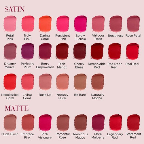 Elizabeth Arden Lipstick, Lip Color Makeup Enriched with Advanced Ceramide Complex, Vitamin E and Maracuja Oil, Rose Petal