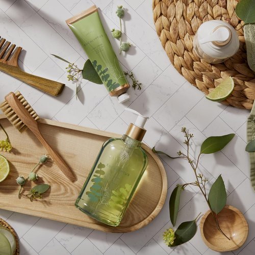 Thymes Moisturizing Body Wash - Nourishing Bath Soap with Eucalyptus & Citrus Notes | 9.25 fl oz