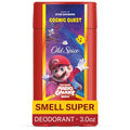 Old Spice Aluminum Free Deodorant for Men, Old Spice x The Super Mario Galaxy Movie, 24/7 Lasting Freshness, Lasting Odor Protection, Smell Super with Cosmic Quest, Star Showers Scent, 3.0 oz