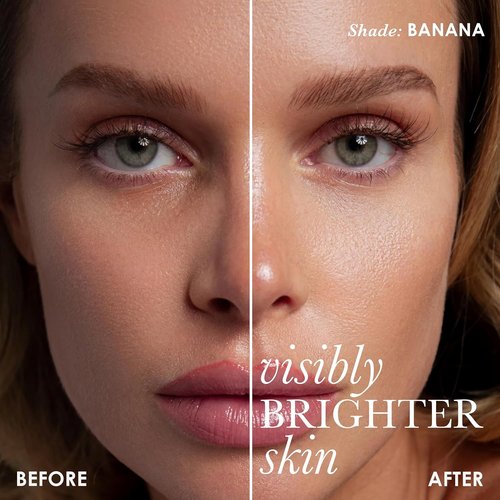 Rodial Banana Lowlighter Liquid Concealer - Mini 0.05 fl oz with Hyaluronic Acid & Vitamin E for Dark Circles