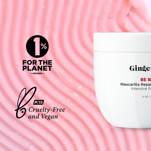 Ginger Milk Natural Care Intensive Repair Hair Mask for Dry / Damaged Hair due to Coloring, Chemical Processes, hot styling tools and dryers | BE BOLD
