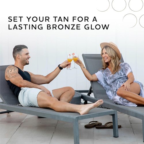 Norvell Tinted Drying Powder - Talc-Free Finishing Powder for Flawless Spray Tan | 0.5 oz, Absorbs Moisture & Prevents Streaks