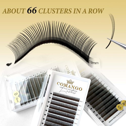 CoMango 5D Flora Spikes Lashes Spikes Lash Extensions Flower Wispy Eyelash Extensions C/D Culry Individual Premade Fans 5D Spikes Lashes Volume Lashes Natural Look(0.07-C-Mix8-15mm)