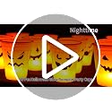 Halloween Glow Pumpkin Party Cups - 40 Pack 16oz Reusable Orange Plastic Cups with LED Lights