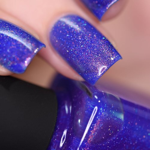 ILNP Deep End - Cobalt Shimmer Holographic Nail Polish | Long-Lasting, Vibrant Color