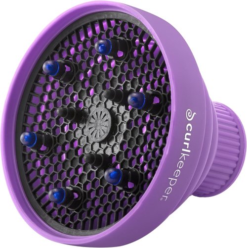 Curl Keeper Hair Diffuser - Pop-Up Silicone Attachment for Curly Hair | Travel-Friendly & Adjustable