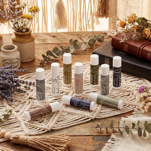 Skiennix 50 Pcs Christian Lip Balm Set - Perfect Religious Gifts for Easter, Mother's Day & More