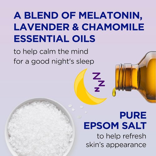 Dr Teal's Sleep Blend Body Wash - Relaxing Epsom Salt & Melatonin Formula | 24 fl oz (Pack of 2)