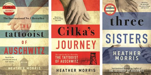 Tattooist of Auschwitz 3 books series by Heather Morris [The Tattooist of Auschwitz; Cilka's Journey & Three Sisters ]
