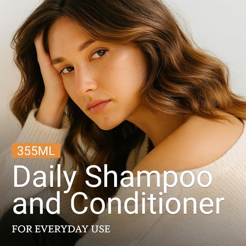 Loma Hair Care Daily Duo - Nourishing Shampoo & Conditioner Set for Healthy Hair