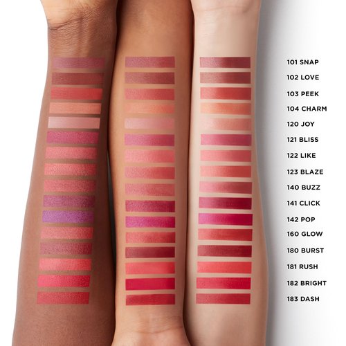 Laura Mercier High Vibe Lip Color, 6HR Long Lasting Lipstick, Lightweight and Comfortable Smooth Wear, Non-Drying, Hydrating, Luminous Shine, 120 Joy - Pale rose