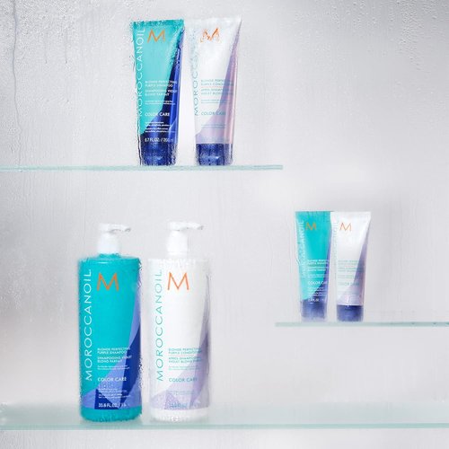 Moroccanoil Blonde Perfecting Purple Conditioner - Enhance Blonde Hair | 8.5 Fl Oz