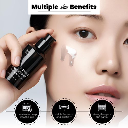 HAPA KRISTIN Black PDRN Shot Serum, Spicule Microneedling for Dark Spots, Uneven Tone, Elasticity, Firming, Glow, Strengthen the Skin Barrier, 1.01 FL OZ