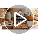Halloween Ghost Coffee Table Decor Set - Wooden Bar Sign 4 Pcs