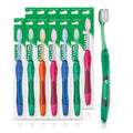GUM Technique Deep Clean Toothbrush - Compact Soft - Soft Toothbrushes for Adults with Sensitive Gums - Extra Fine Bristles, 1ct (12pk)