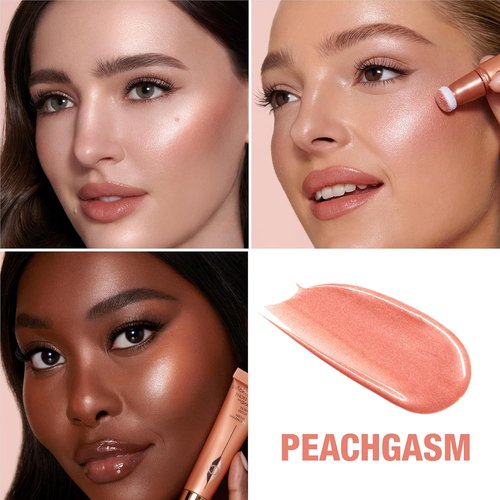 Charlotte Tilbury Beauty Light Wand - Liquid Highlighter & Blush for Soft-Focus Radiance - Pearlescent Finish