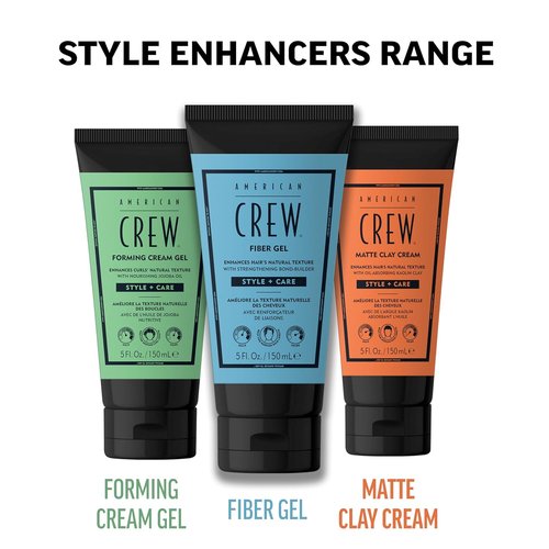 American Crew Forming Cream Gel - Hybrid Curl Defining Hair Cream for Men, Medium Hold, 5 fl oz