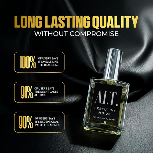 ALT. FRAGRANCES Executive No. 26 | Inspired by Creed Aventus - Long Lasting Woody Fruity Perfume for Men, 60ml