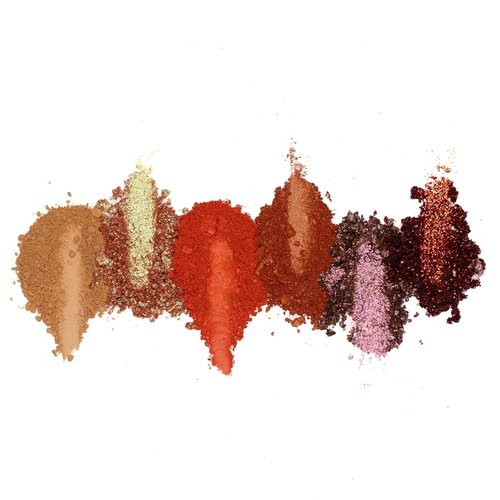 PRADOS BEAUTY Sun Fire Eyeshadow Palette - 6 Pan Travel-Friendly Palette with Mattes, Shimmers & Glitter