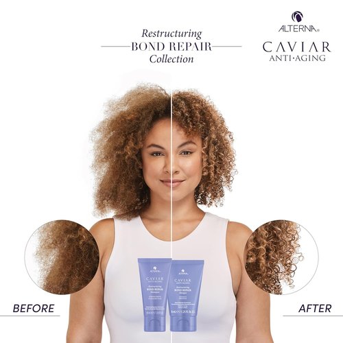 Alterna Haircare CAVIAR Anti-Aging Bond Repair Travel Kit - Strengthens & Protects Damaged Hair