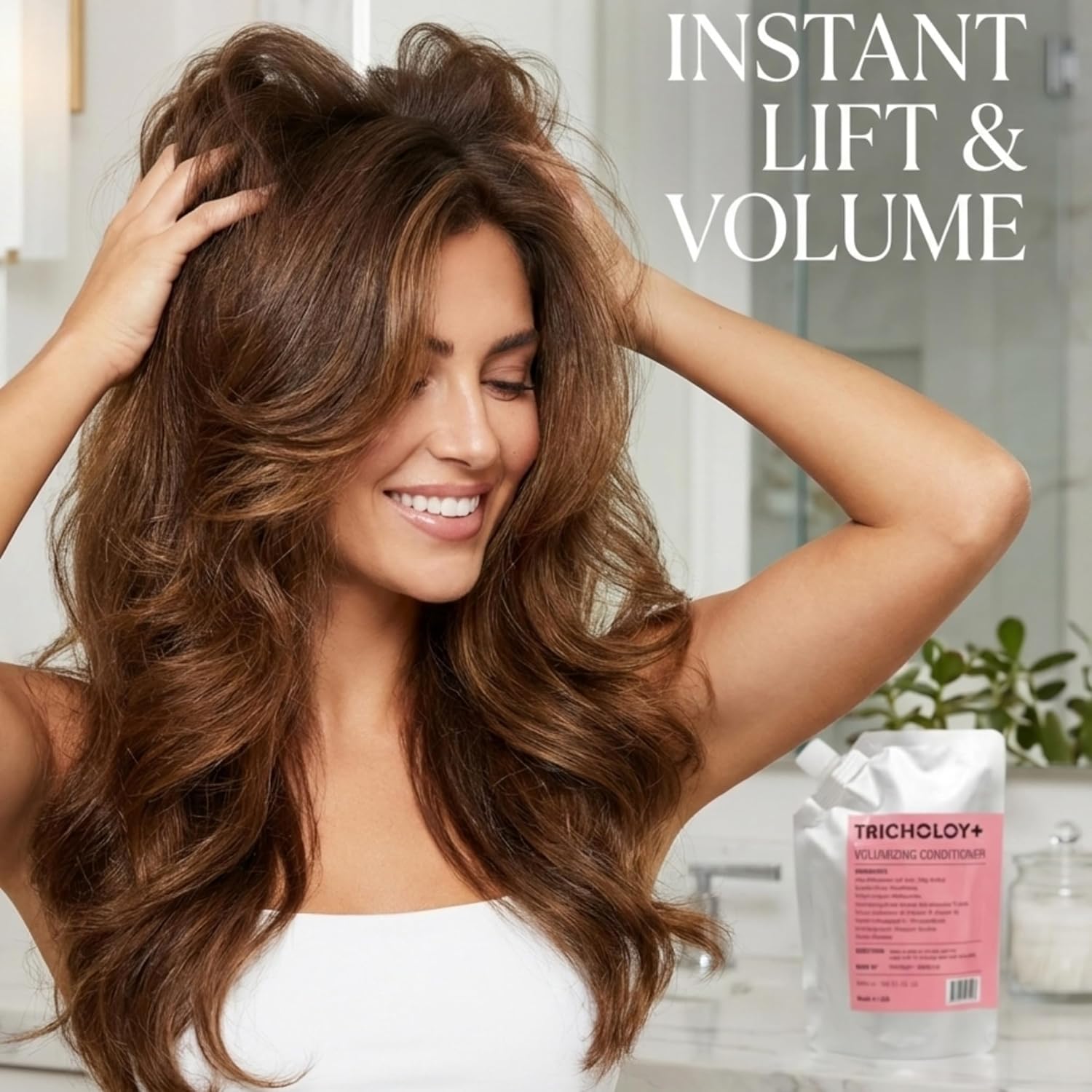 Volumizing Conditioner - Peptide-Infused Formula for Fine & Thinning Hair | Aloe-Enriched | 10 Fl Oz