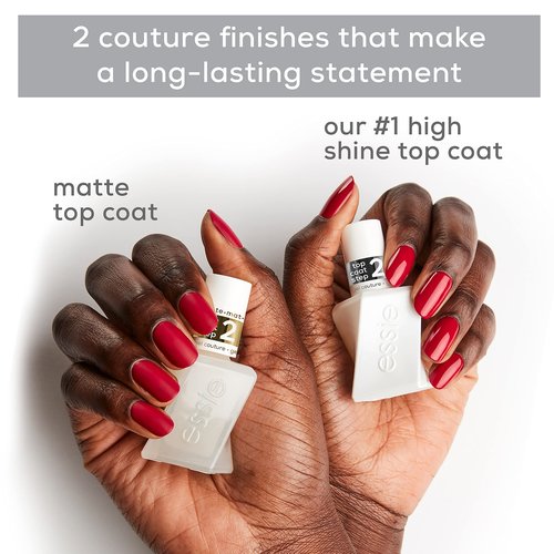 essie Gel Couture Nail Polish, Deep Navy Blue, 0.46 Ounce | Longwear | Caviar Bar | Pack of 2
