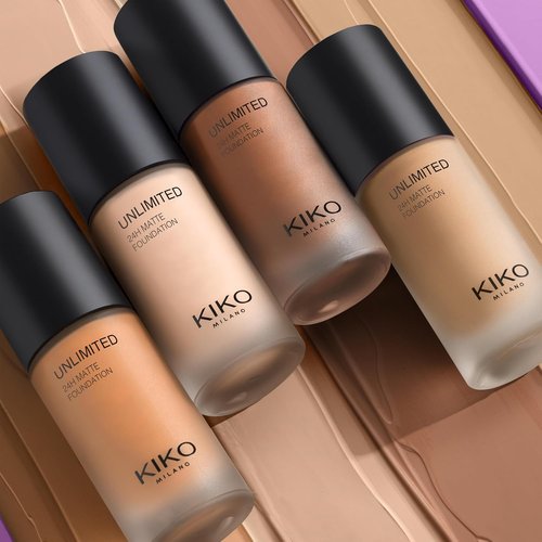 KIKO Milano 24H Matte Foundation - Long-Lasting Liquid Formula in 3.5 WR Shade