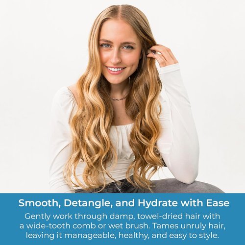 CIBU Balance Leave-In Moisturizing Detangler Spray | Nourishing Conditioner for All Hair Types - 8 Ounces