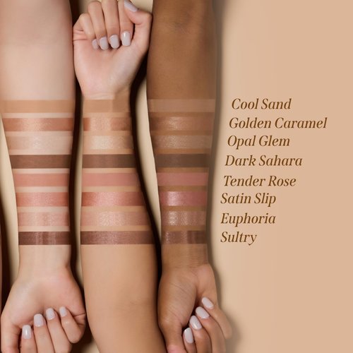 DEARDAHLIA Dream Velvet Eyeshadow Palette (Love Spell) - Richly Pigmented Matte & Shimmer Eyeshadows with Minimal Fallout. 4-Shade All-in-One Palette. Vegan Korean Eye Makeup