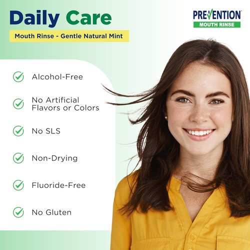 Skiennix Alcohol-Free Mouthwash - Hydrogen Peroxide Teeth Whitening & Fresh Mint Flavor | 16 oz, 4 Pack