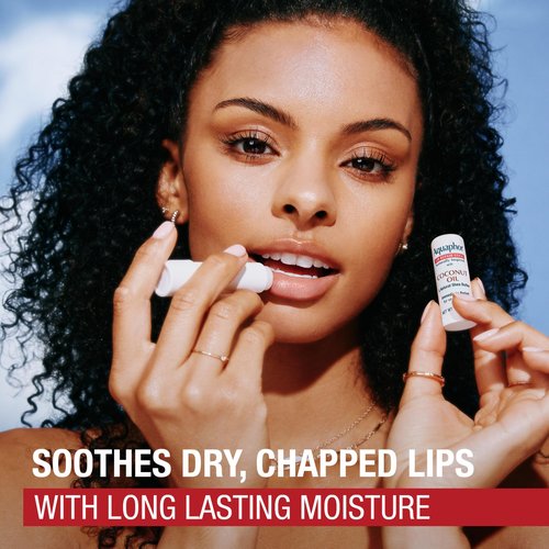 Aquaphor Naturally Inspired Lip Repair Stick Four (4) Pack with Shea Butter, Lip Balm Set, Coconut Oil, Two (2) 0.17 Oz + Two (2) Aloe Vera, 0.17 Oz
