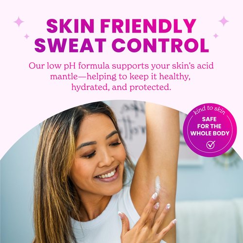 Lume Whole Body Deodorant Plus Sweat Control - Smooth Cream Tube - 72 Hour Odor And Sweat Control - Baking Soda Free, Skin Loving - 3.0 ounce (Pack of 2) (Soft Powder)