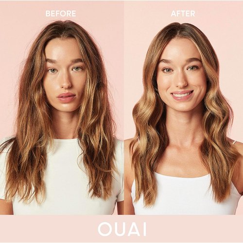 OUAI Anti Frizz Cream - Moisturizing Hair Cream for Frizz Control & Heat Protection - 6 oz, Paraben-Free
