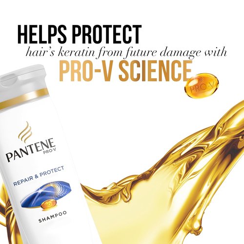 Pantene Pro-V Repair & Protect Shampoo - Nourishing Formula for Healthy Hair | 25.4 Fl Oz