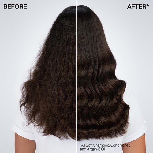 Redken All Soft Argan-6 Oil Treatment - Deep Conditioning for Dry Hair, Adds Softness & Shine